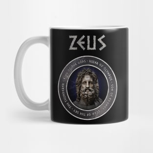 Zeus - Ancient Greek God - Zeus the Lord of Olympus and King of the Gods - Greek Mythology Mug